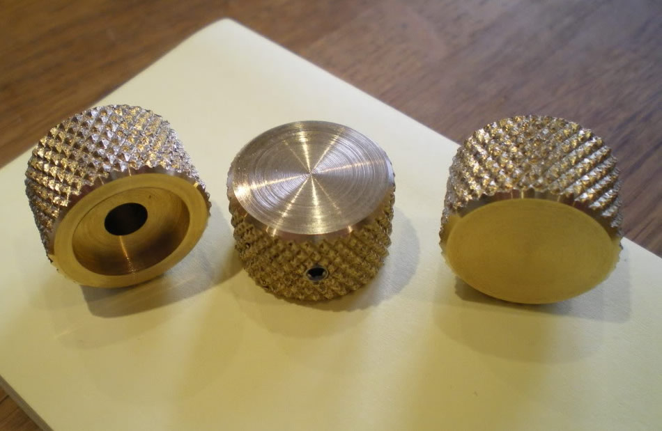 Brass Reproduction Knobs Made Correct for Westone Guitars